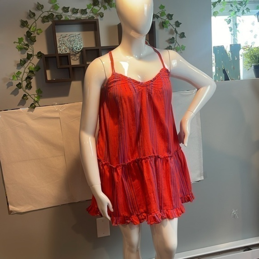 Universal Threads Spaghetti Strap‎ Pinstripe Dres… - image 5